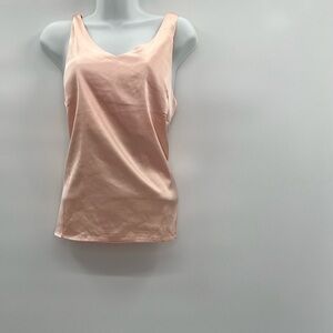 EOYOYE Women's V-Neck Champagne Sleeveless Blouse NWT
